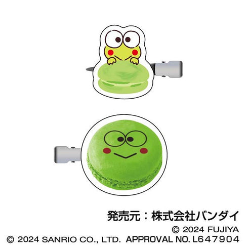 『サンリオキャラクターズ』マカロン ヘアクリップ 03 けろけろけろっぴ